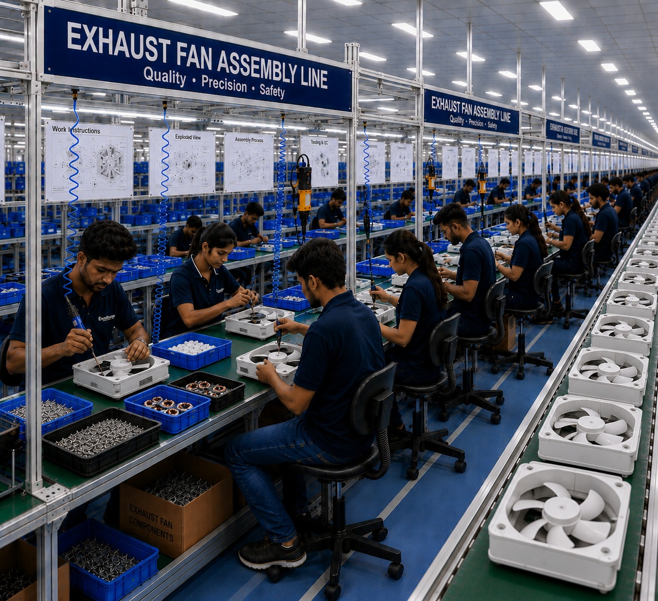 Exhaust Fan Assembling Service